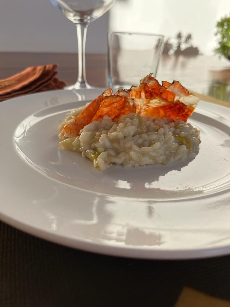 Risotto porri e speck dell'Alto Adige